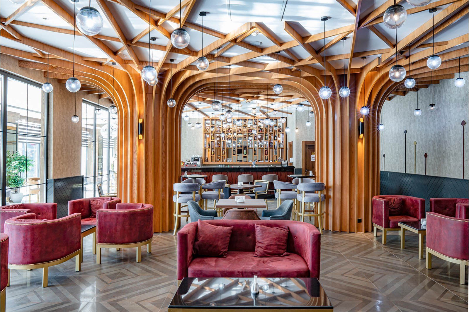 Lounge bar interior